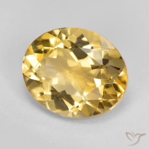 Citrino Laranja Dourada Natural 4.31ct, oval, VVS-VS