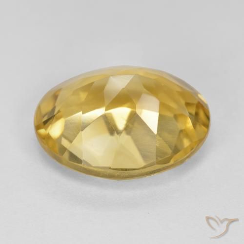 Citrino Laranja Dourada Natural 4.31ct, oval, VVS-VS