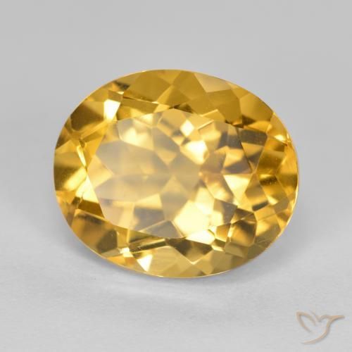 Citrino Dourado Natural 4.84ct, oval, VVS-VS