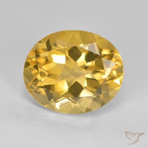 4.80ct Natural Dourado médio Citrino, oval, VVS-VS