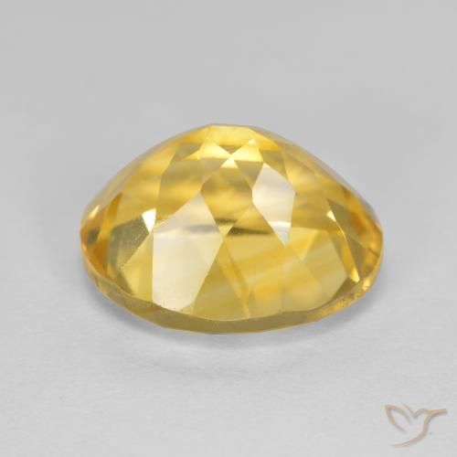 Citrino Dourado médio Natural 4.80ct, oval, VVS-VS