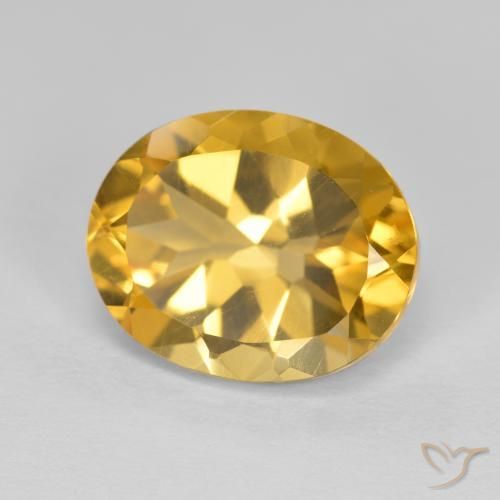 Citrino Laranja Dourada Natural 4.12ct, oval, VVS-VS