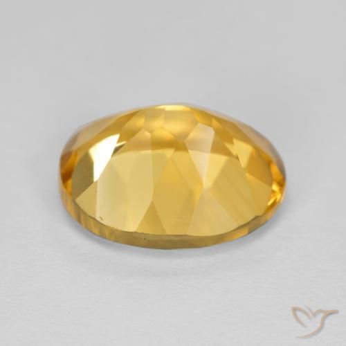Citrino Laranja Dourada Natural 4.12ct, oval, VVS-VS
