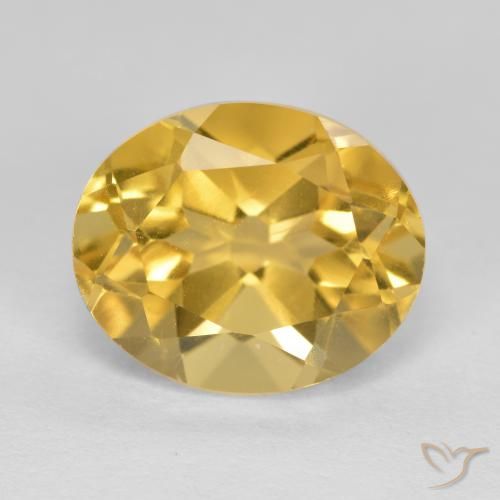 5.06ct Natural Dourado médio Citrino, oval, VVS-VS