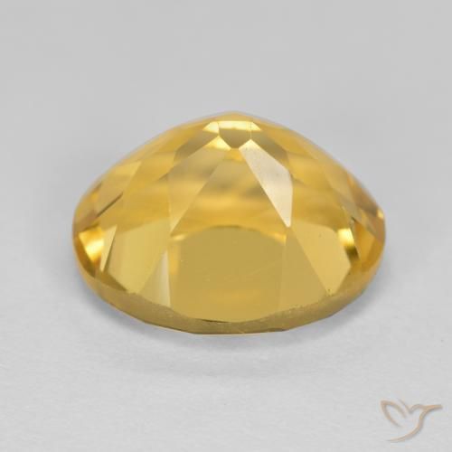 Citrino Dourado médio Natural 5.06ct, oval, VVS-VS