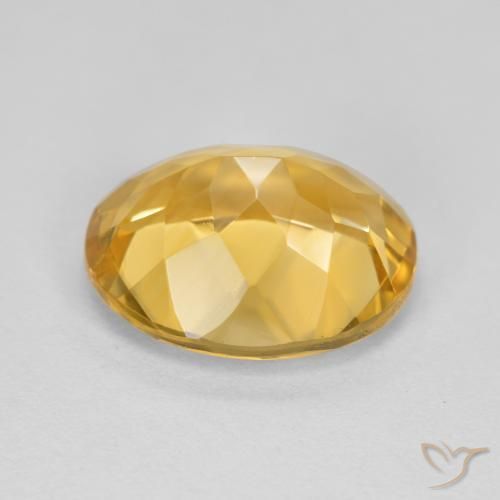 Citrino Laranja Dourada Natural 4.44ct, oval, VVS-VS
