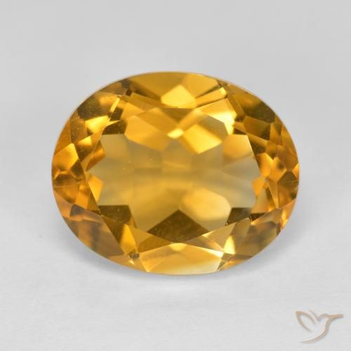 4.79ct Natural Laranja-Ouro Citrino, oval, VVS-VS