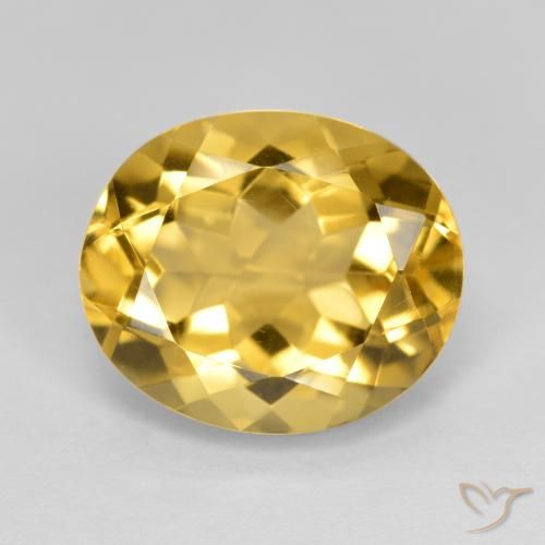 4.72ct Natural Laranja Dourada Citrino, oval, VVS-VS