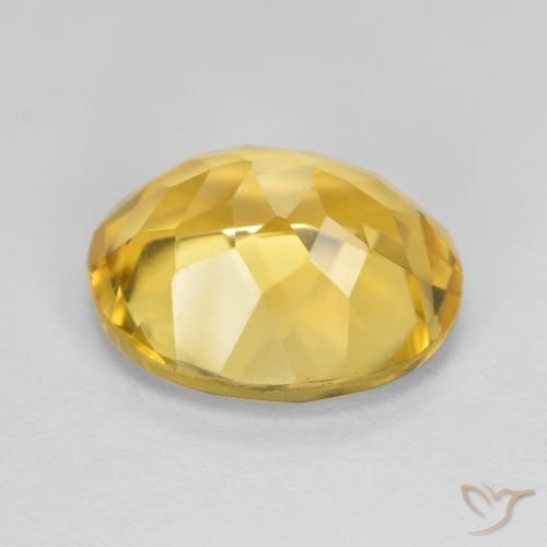 Citrino Laranja Dourada Natural 4.72ct, oval, VVS-VS