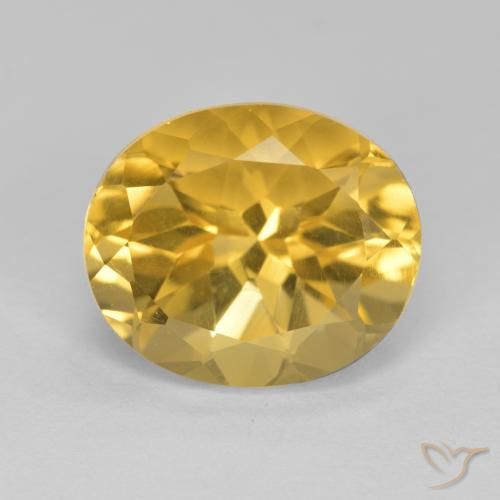 5.01ct Natural Dourado médio Citrino, oval, VVS-VS
