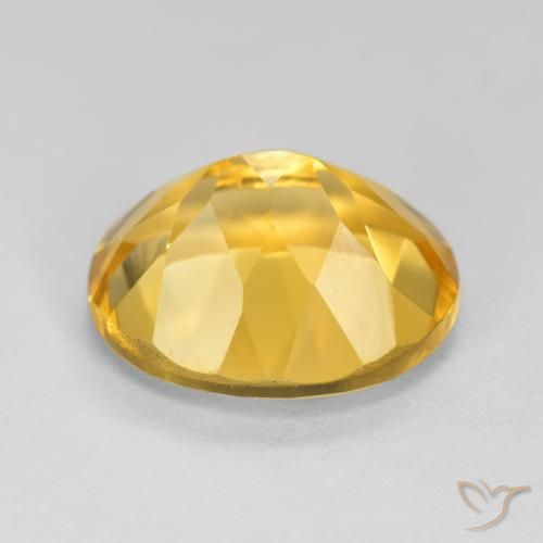Citrino Dourado Médio-escuro Natural 4.49ct, oval, VVS-VS