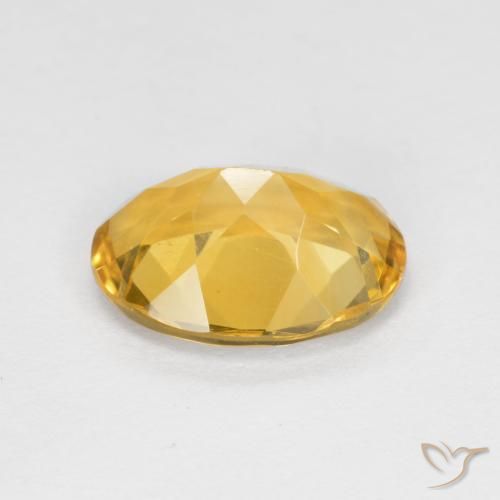 Citrino Laranja Dourada Natural 1.46ct, oval, VVS-VS