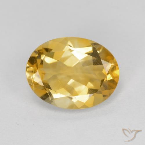 1.62ct Natural Dourado médio Citrino, oval, VS-SI