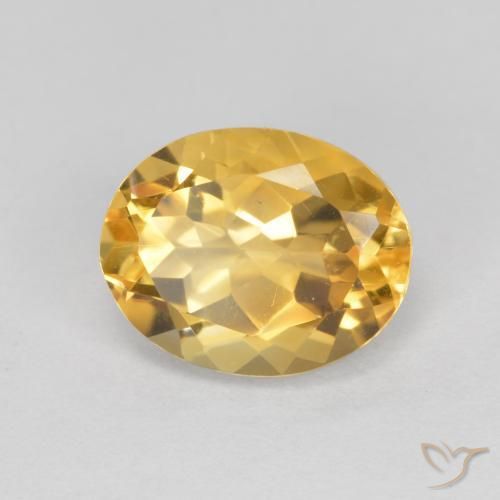 Citrino ouro médio Natural 1.72ct, oval, VVS-VS