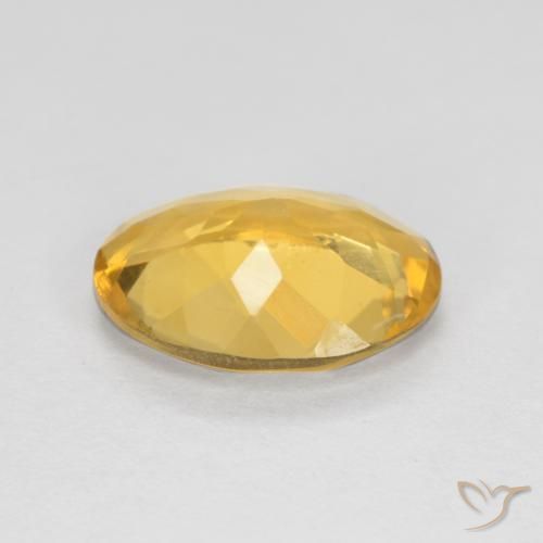 Citrino Laranja Dourado Profundo Natural 1.40ct, oval, VS