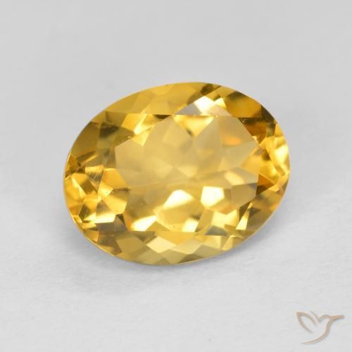 Citrino Dourado Natural 1.79ct, oval, VS