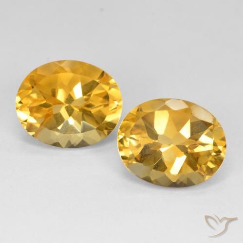 10.21ctw Natural Laranja Dourado Profundo Citrino, oval, VVS-VS
