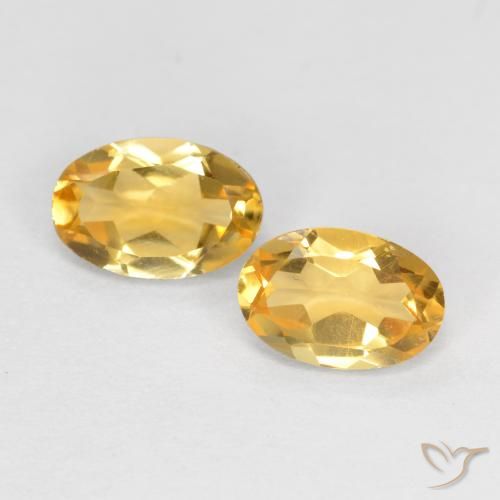 0.80ctw Natural Ouro Citrino, oval, VVS-VS