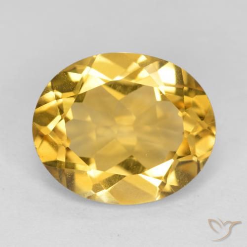 4.25ct Natural Dourado médio Citrino, oval, VVS-VS