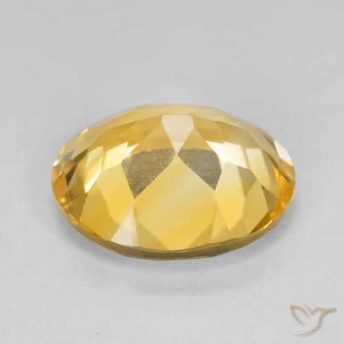 Citrino Laranja Dourada Natural 4.01ct, oval, VVS