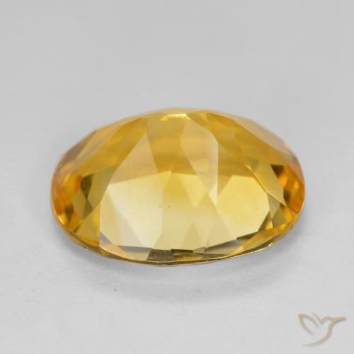 Citrino ouro profundo Natural 4.01ct, oval, VS
