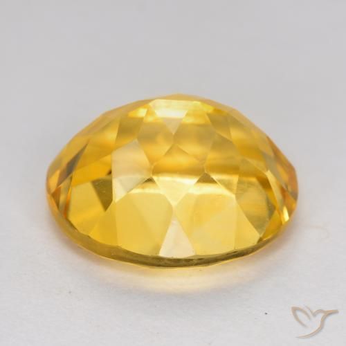 Citrino Laranja Dourada Natural 4.93ct, oval, VVS