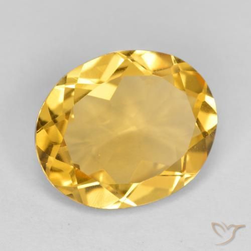 Citrino Laranja Dourada Natural 3.67ct, oval, VVS-VS