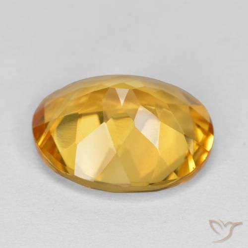 Citrino Dourado Natural 3.95ct, oval, VVS