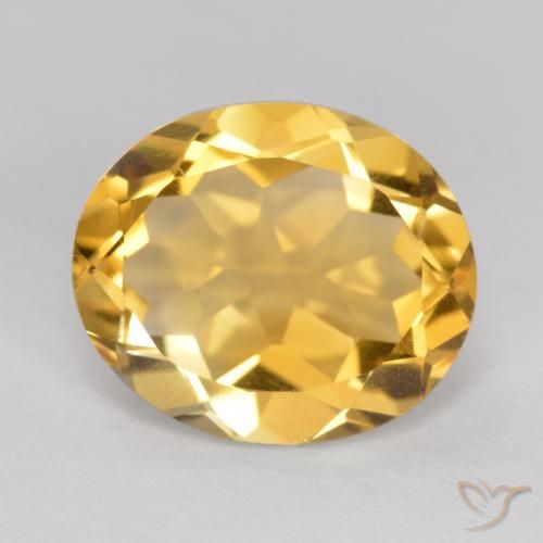 3.98ct Natural Dourado médio Citrino, oval, VVS