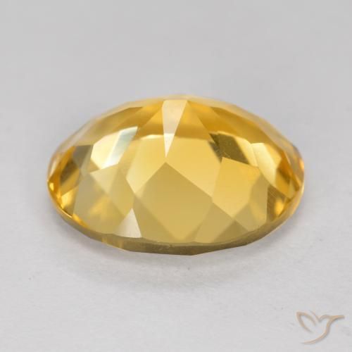Citrino Dourado médio Natural 3.98ct, oval, VVS