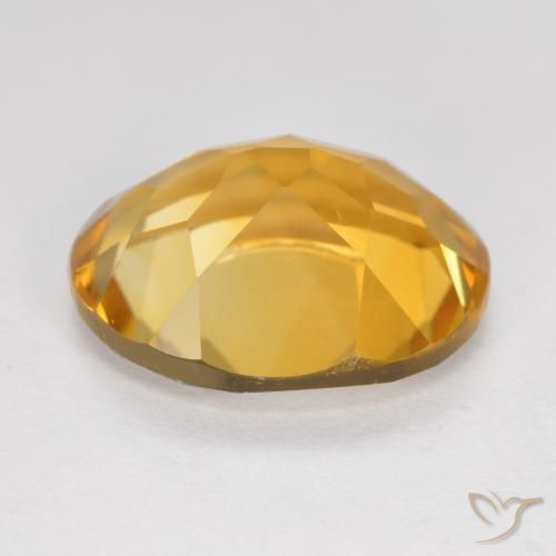 Citrino Dourado Escuro Natural 4.34ct, oval, VVS-VS