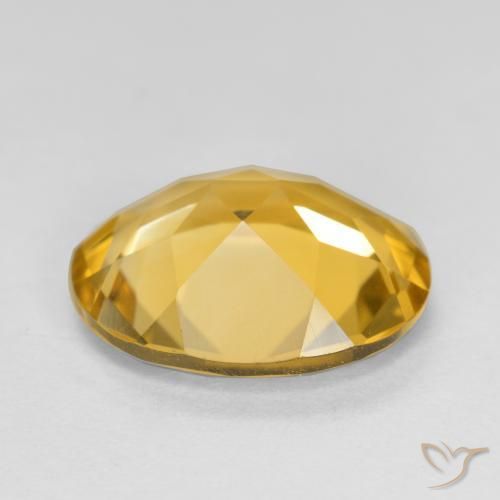 Citrino Dourado Escuro Natural 3.59ct, oval, VVS-VS