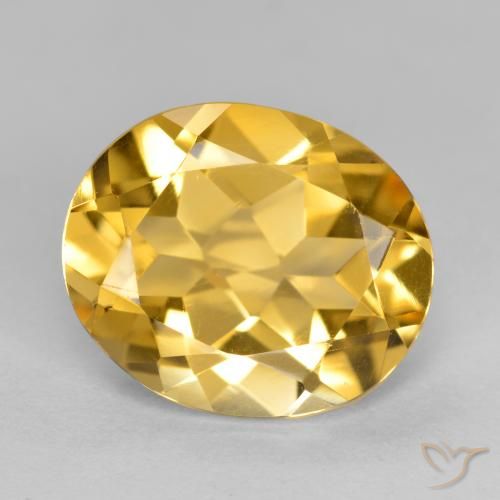 4.10ct Natural Dourado médio Citrino, oval, VVS-VS