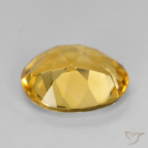 Citrino Dourado médio Natural 4.10ct, oval, VVS-VS