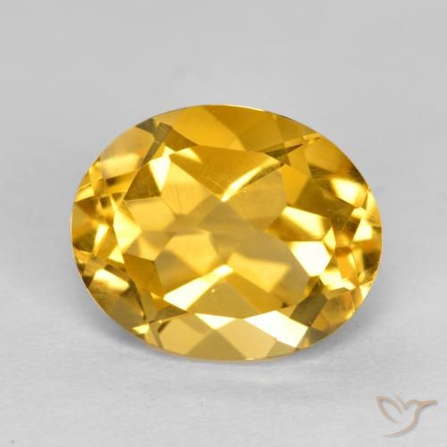 3.72ct Natural ouro profundo Citrino, oval, VVS-VS