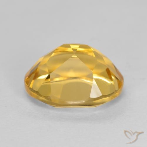 Citrino ouro profundo Natural 3.72ct, oval, VVS-VS