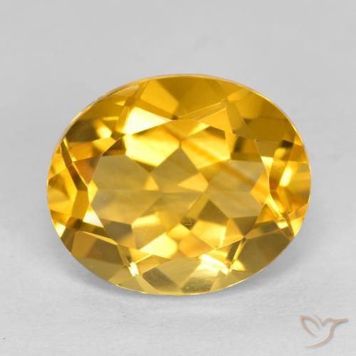 4.67ct Natural ouro profundo Citrino, oval, VVS-VS