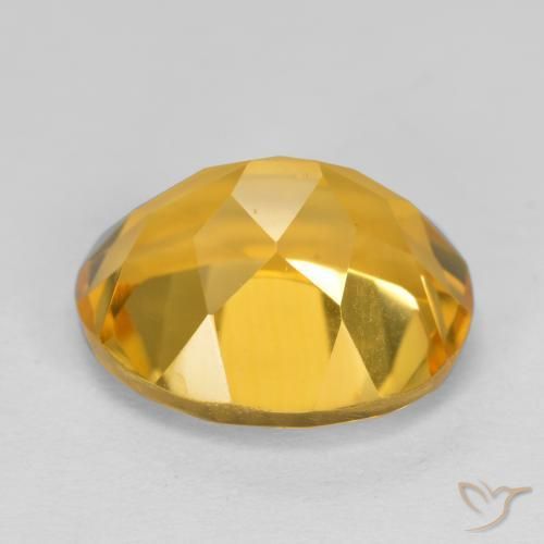 Citrino ouro profundo Natural 4.67ct, oval, VVS-VS