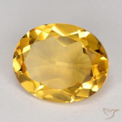Citrino Dourado Natural 4.01ct, oval, VS