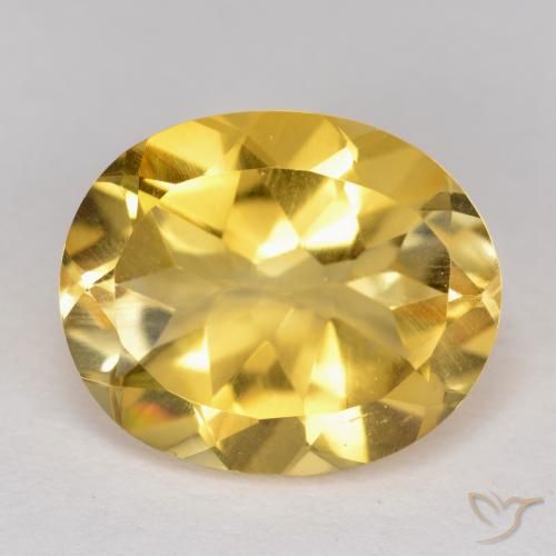 4.28ct Natural Dourado médio Citrino, oval, VS