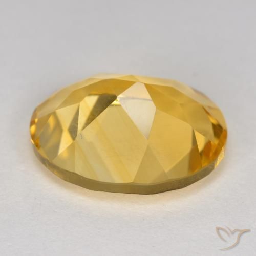 Citrino Laranja Dourada Natural 4.08ct, oval, VS