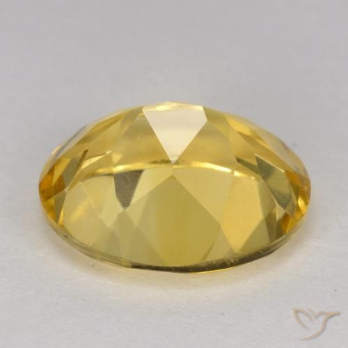 Citrino Dourado médio Natural 4.70ct, oval, VS