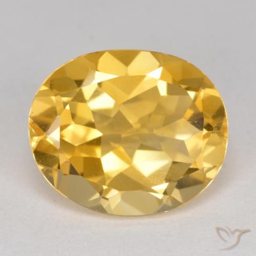 4.13ct Natural Laranja Dourada Citrino, oval, VS