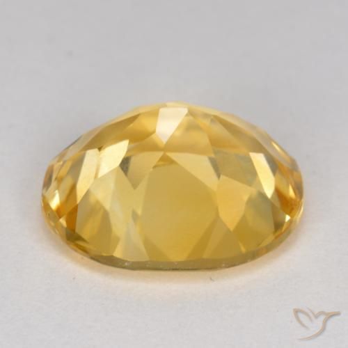 Citrino Laranja Dourada Natural 4.13ct, oval, VS