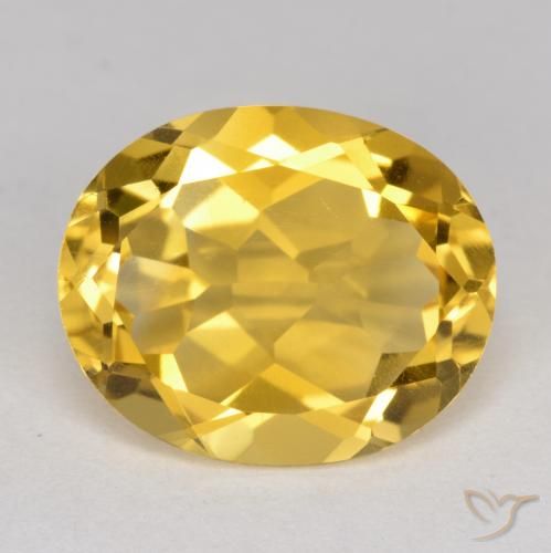 4.34ct Natural Dourado médio Citrino, oval, VS