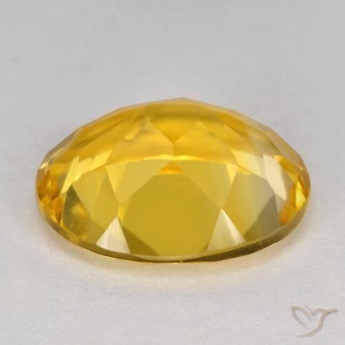 Citrino Dourado médio Natural 4.34ct, oval, VS