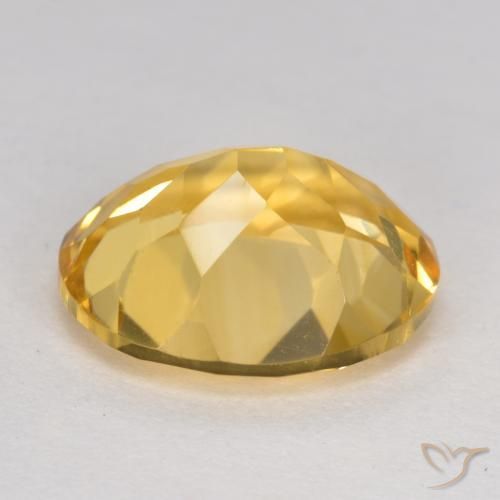 Citrino Laranja Dourada Natural 4.14ct, oval, VS