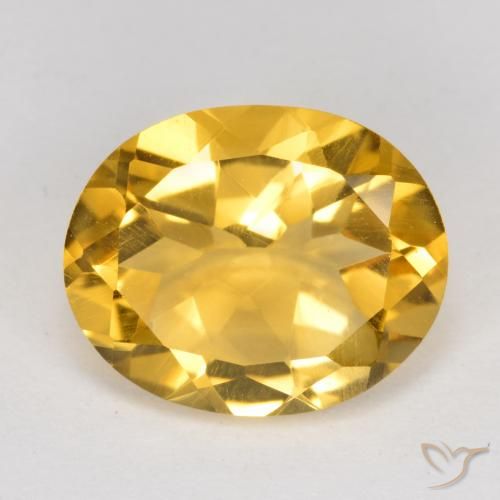 4.08ct Natural Dourado médio Citrino, oval, VS