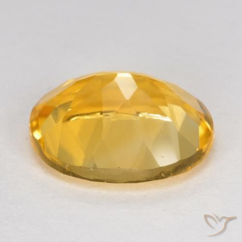 Citrino Dourado médio Natural 4.08ct, oval, VS