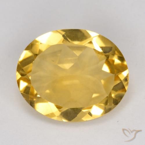 3.90ct Natural Laranja Dourada Citrino, oval, VVS-VS
